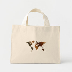 Mini Tote Bag Cadeau du concepteur de cartes du Vieux Monde