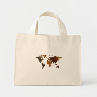 Mini Tote Bag Cadeau du concepteur de cartes du Vieux Monde