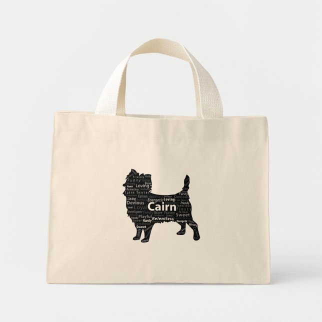 Mini Tote Bag Cairn Fourre-tout (Noir) (Devant)