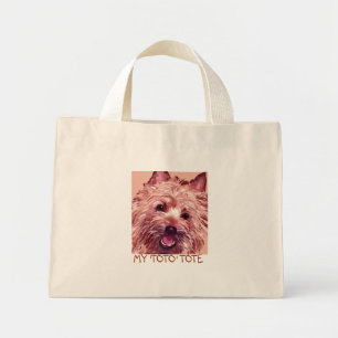 Mini Tote Bag Cairn Terrier, MON 'TOTO' FOURRE-TOUT