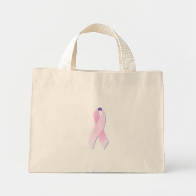 Mini Tote Bag cancer du sein (Devant)