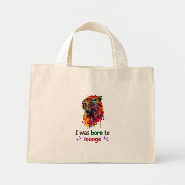 Mini Tote Bag Capybara (Devant)