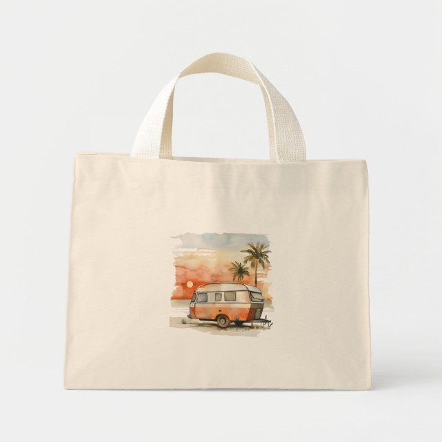 Mini Tote Bag Caravane (Devant)