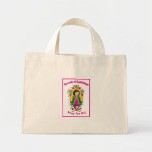 Mini Tote Bag Carte de voeux pliée Notre-Dame de Guadalupe