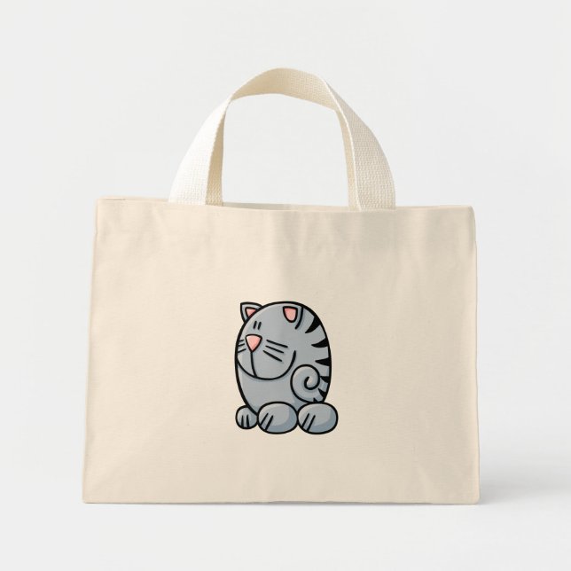 Mini Tote Bag Cartographie (Devant)