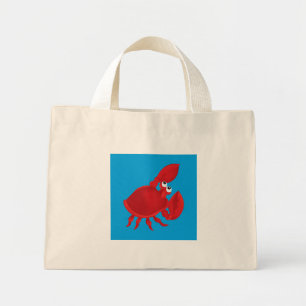 Mini Tote Bag Cartoon crab