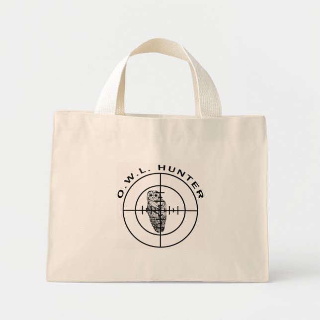 Mini Tote Bag chasseur de choux v3 (Devant)