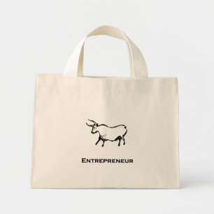 Mini Tote Bag Chemise Bull Entrepreneur Noir