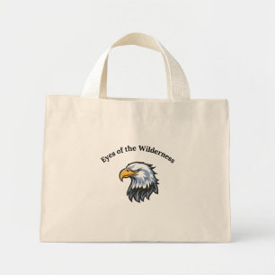 Mini Tote Bag Chemise graphique à motif Aigle des terres sauvage