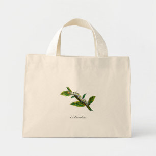 Mini Tote Bag chenille de Cucullia verbasci