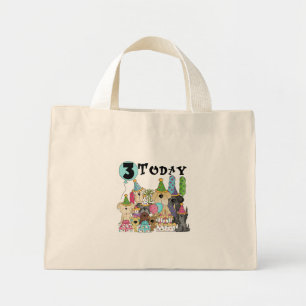 Mini Tote Bag Chiots 3e anniversaire Bash Tshirts et cadeaux