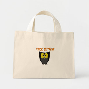 Mini Tote Bag Chouette Cute Halloween Trick ou Treat