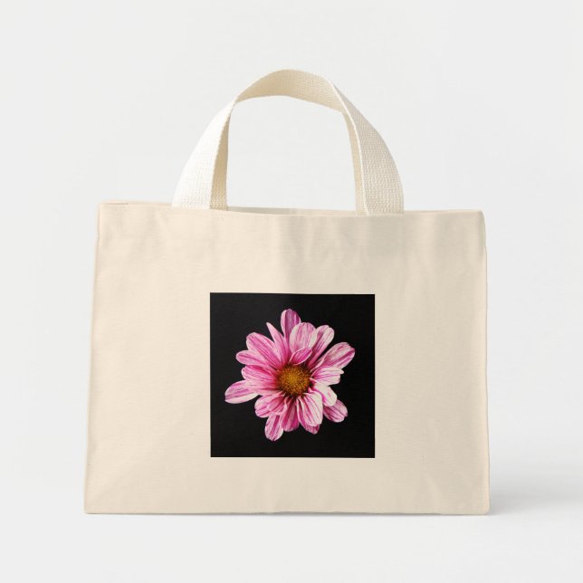 Mini Tote Bag Chrysanthemum Fleur tcnm (Devant)