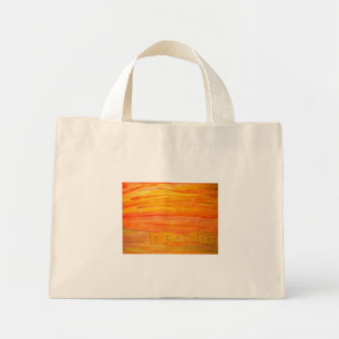 Mini Tote Bag ciel adobe