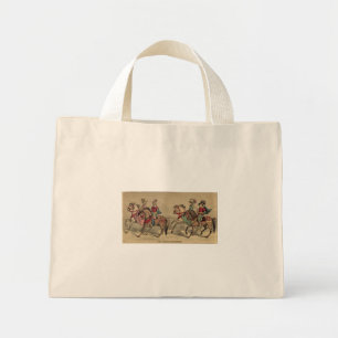 Mini Tote Bag Circus Procession Riders on Horseback