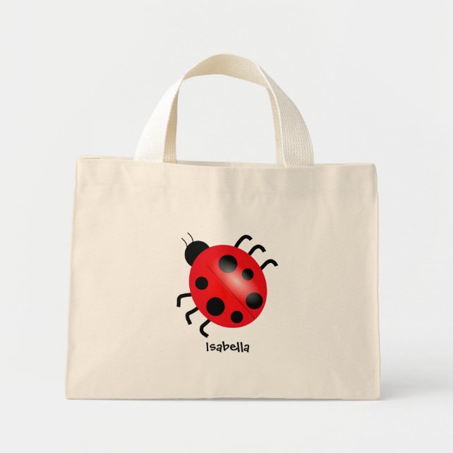 Mini Tote Bag Coccinelle adorable (Devant)