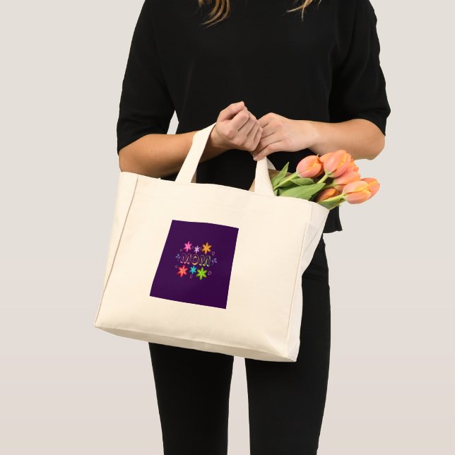 Mini Tote Bag Conception de typographie maman, texte d'art de ci (Devant (produit))