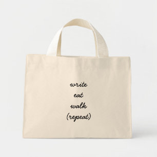 Mini Tote Bag Conserver l'écriture