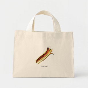 Mini Tote Bag Cosus cossus caterpillar