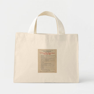 Mini Tote Bag Défense de l'allaitement maternel PSA 1914