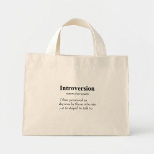 Mini Tote Bag Définition de recueillement