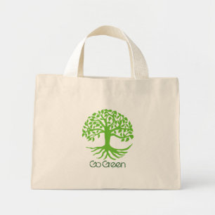 Mini Tote Bag Devenez écolo fourre-tout
