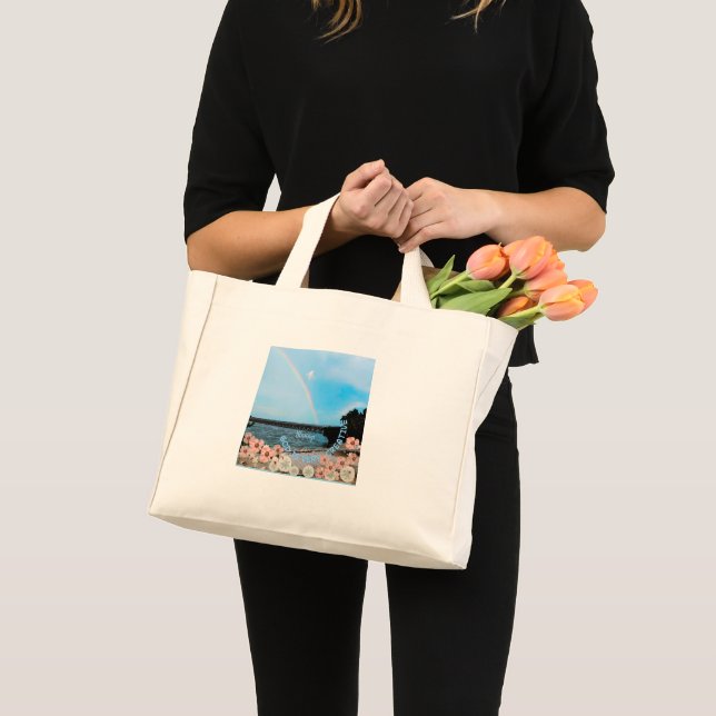 Mini Tote Bag  "Dieu est très créatif" (Devant (produit))