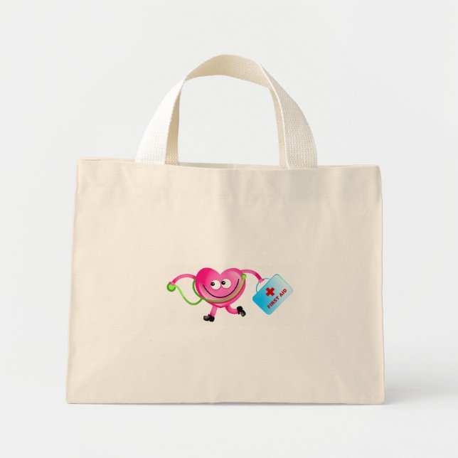 Mini Tote Bag Docteur Love (Devant)