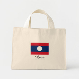 Mini Tote Bag Drapeau laotien