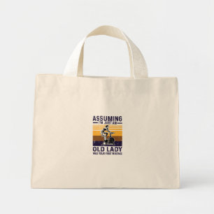 Mini Tote Bag en supposant que je suis juste une vieille dame
