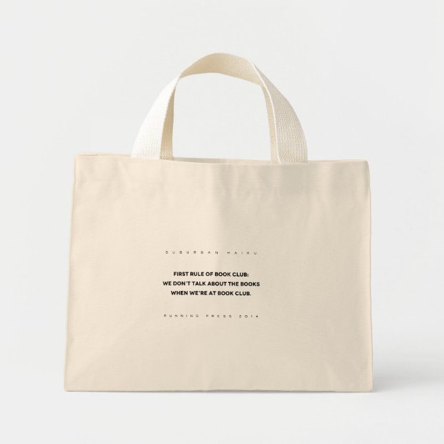 Mini Tote Bag Encore plus Parfait Book Club Fourre-tout (Devant)