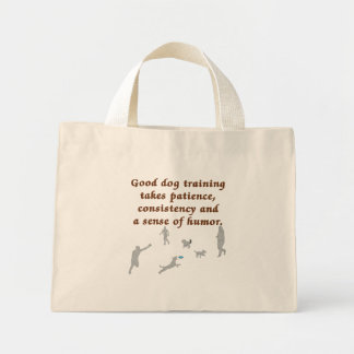 Mini Tote Bag Entraînement de bons chiens