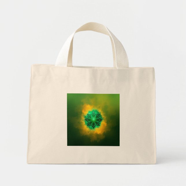 Mini Tote Bag Esprit Énigmatique (Devant)