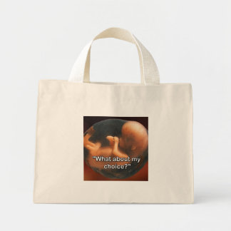 Mini Tote Bag "Et mon choix ?"