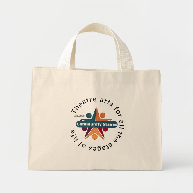 Mini Tote Bag Étapes communautaires - Chaque Jour Fourre-tout (Devant)