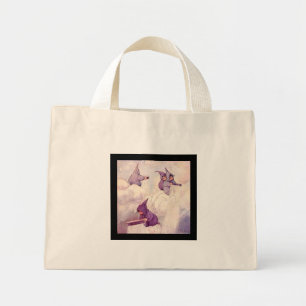 Mini Tote Bag Fées de la Pluie Faisant de la Pluie