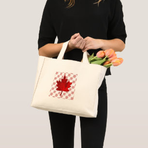 Mini Tote Bag Feuille d'érable canadienne par Shirley Taylor Min