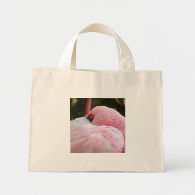 Mini Tote Bag Flamant rose (Devant)