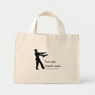 Mini Tote Bag fourre-tout de la bibliothèque zombie
