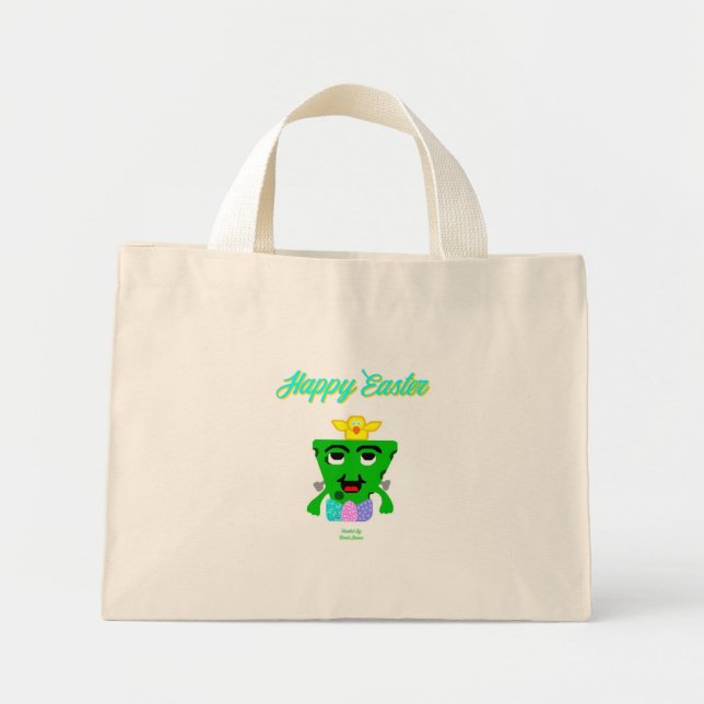Mini Tote Bag FrankenCheese Pâques minuscule Fourre-tout (Devant)