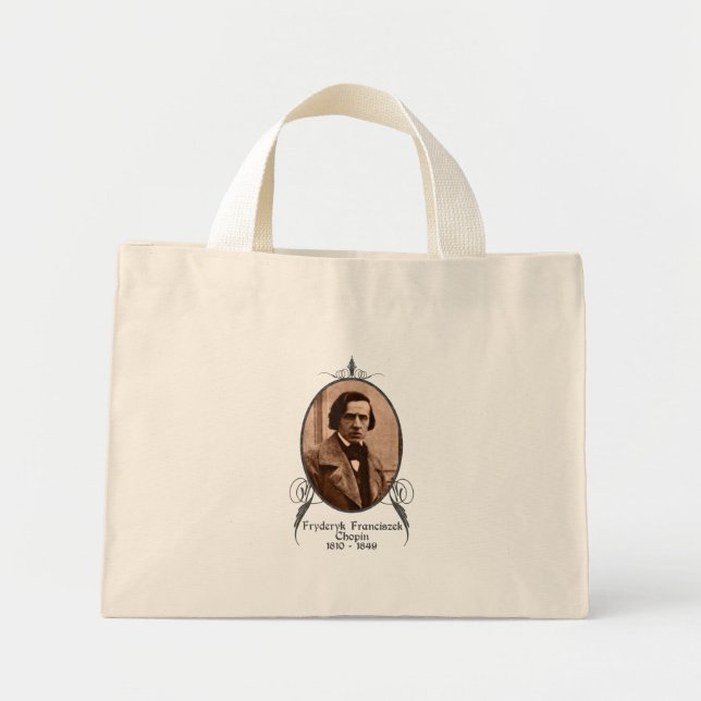 Mini Tote Bag Fryderyk Chopin (Devant)