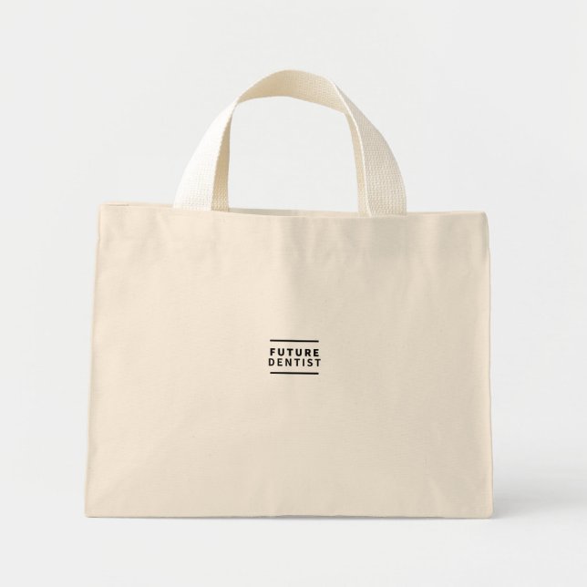 Mini Tote Bag Futur dentiste (Devant)