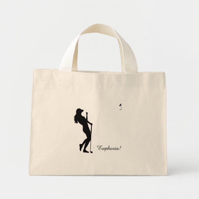 Mini Tote Bag Golfeuse personnelle  (Devant)