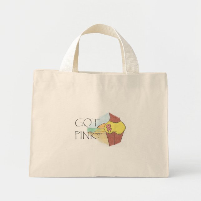 MINI TOTE BAG GOT PINK BEACH FOURRE-TOUT (Devant)