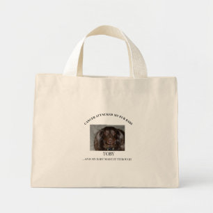 Mini Tote Bag Graphique de force pour survivant de bébé fourrure