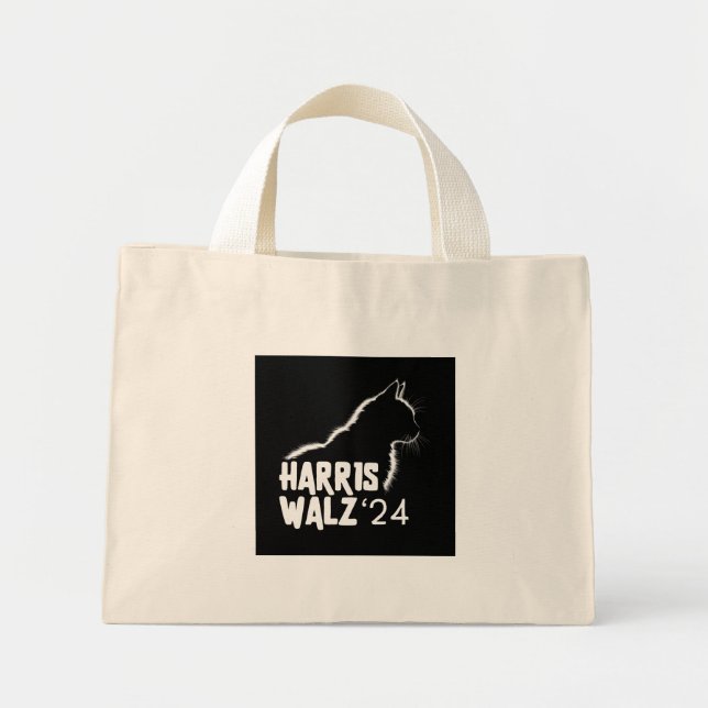 Mini Tote Bag Harris Walz 2024 (Devant)