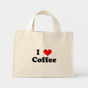 Mini Tote Bag I Heart Fourre-tout Bas - Customisé