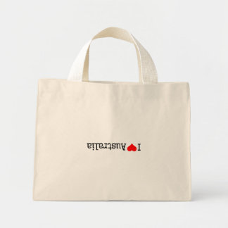 Mini Tote Bag I Love Australia