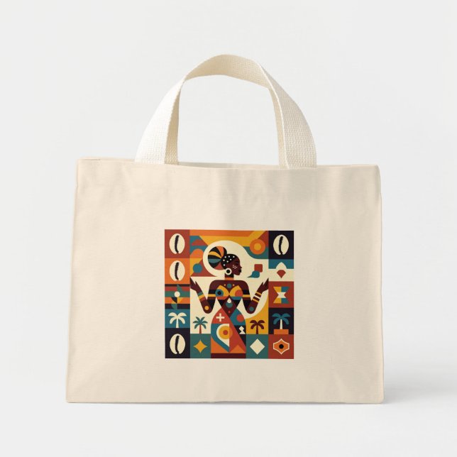 Mini Tote Bag Impératrice de l'Abondance (Devant)