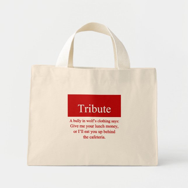 Mini Tote Bag Intimidation (Devant)